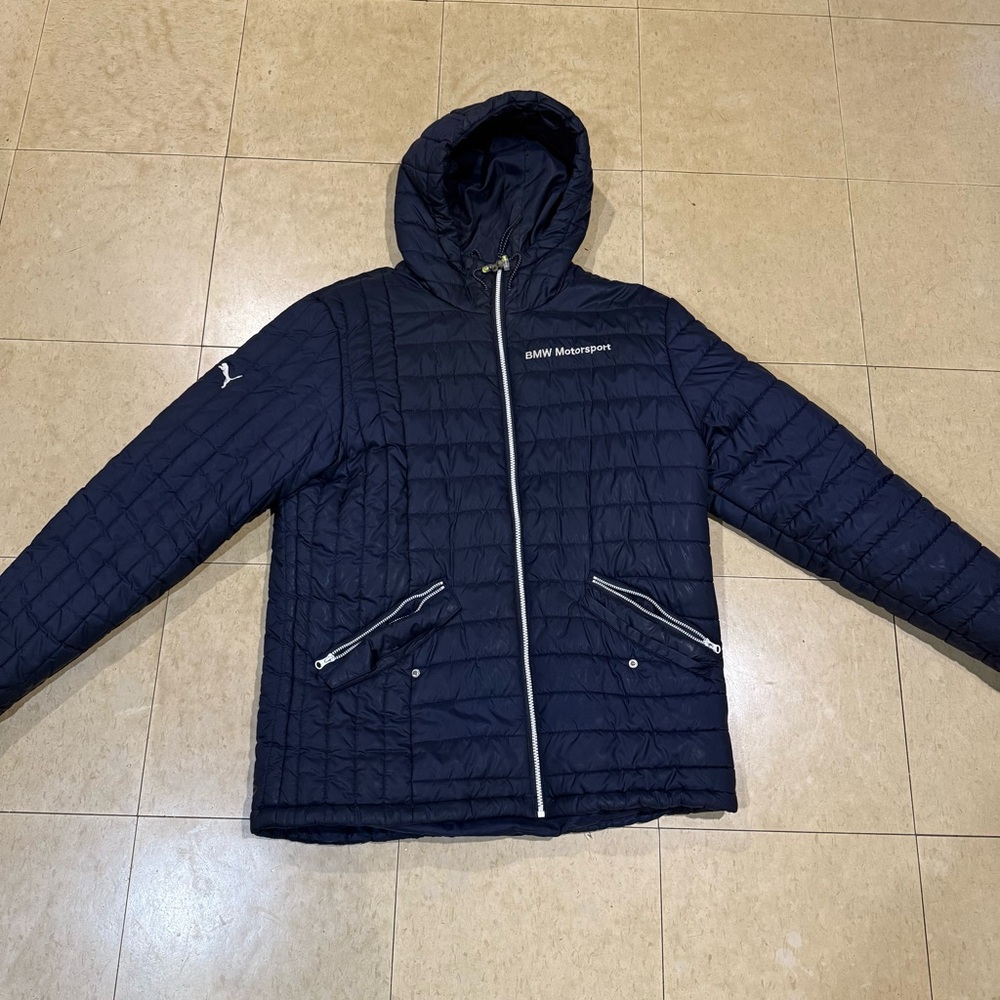Men’s Puma BMW Motorsports Puffer Jacket Size Large